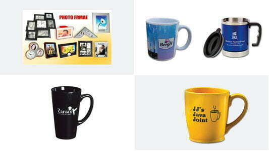 Photoframes and mugs